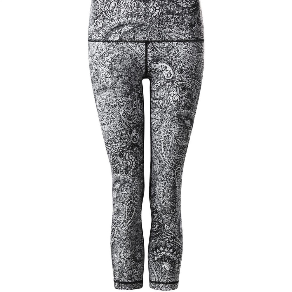 Lululemon Wunder 7/8 (Hi-Rise) Antique Paisley